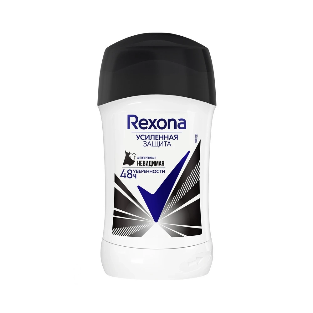 Rexona Women Невидимый на чёрной и белой одежде антиперспирант «карандаш»