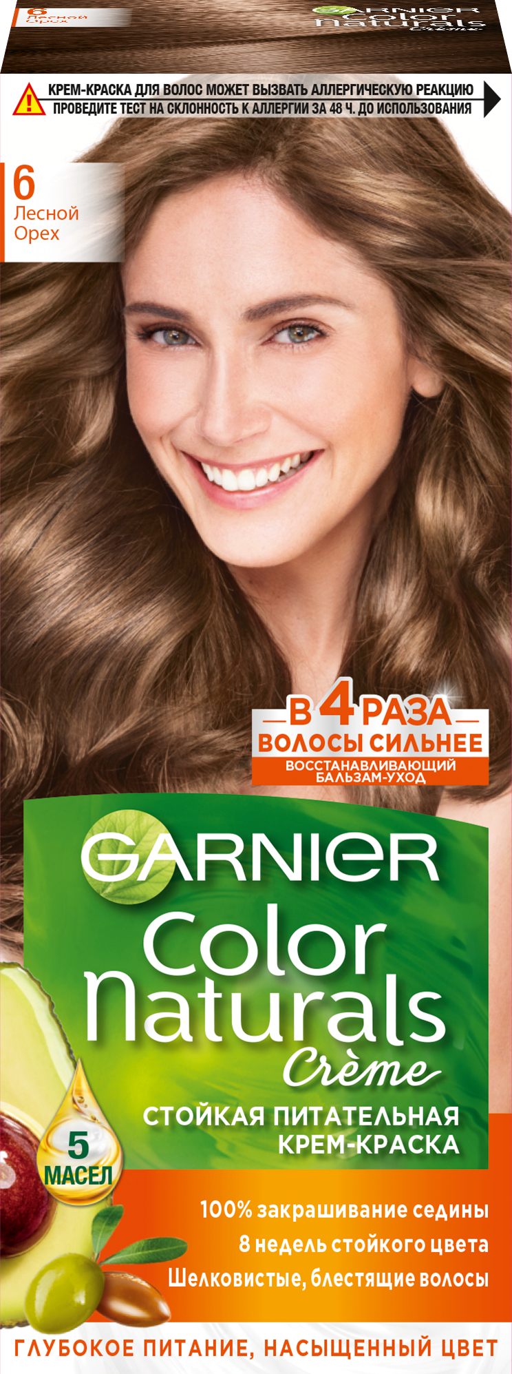 Garnier Краска Color Naturals №6 Лесной орех