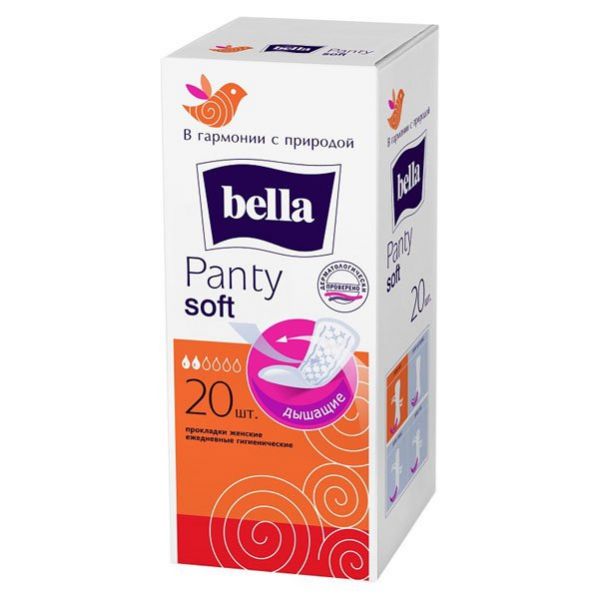 Bella Классические ежедневки Panty Soft 20 шт.
