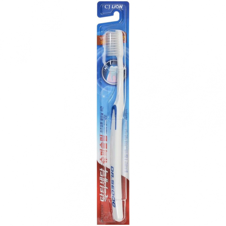 CJ LION Зубная щетка Dr. Sedoc Super Slim toothbrush 003мм, мягкая щетина