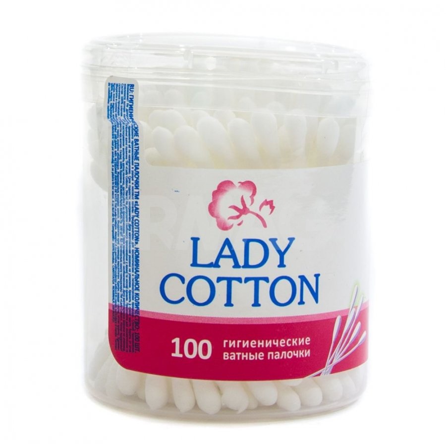 Lady Cotton Ватн.палочки пэт 100шт.(50шт/ящ)