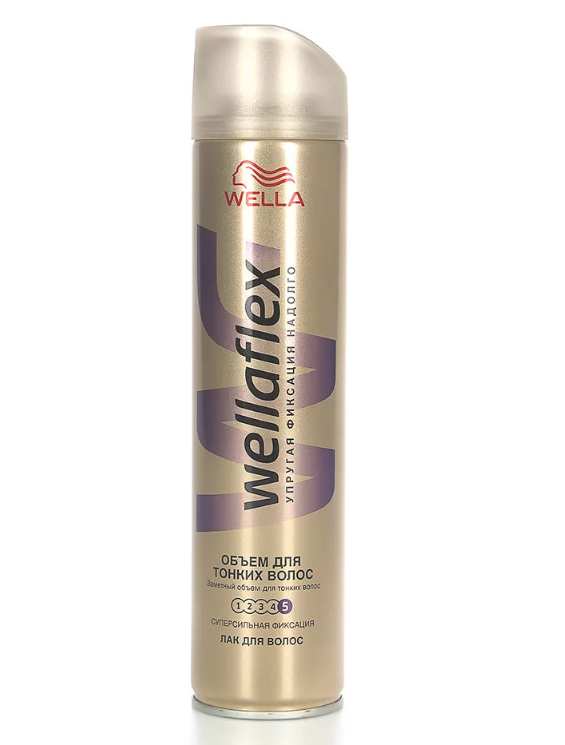 Wellaflex Лак для волос для тонких волос суперсильной фиксации 75мл 