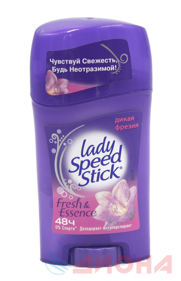 Lady Speed Stick Дезодорант-стик женский твердый Дикая фрезия  45гр 