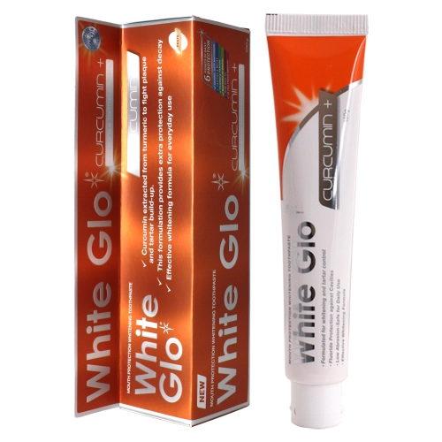 White Glo зубная паста 100,0 отбеливающая с куркумином (0821)