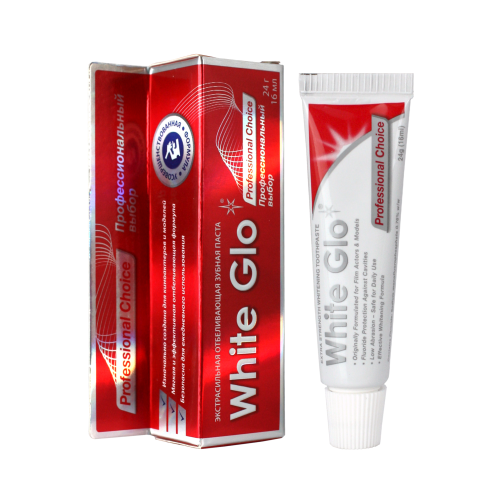 White Glo Зубная паста отбеливающая профессиональный выбор 24 гр (0189)