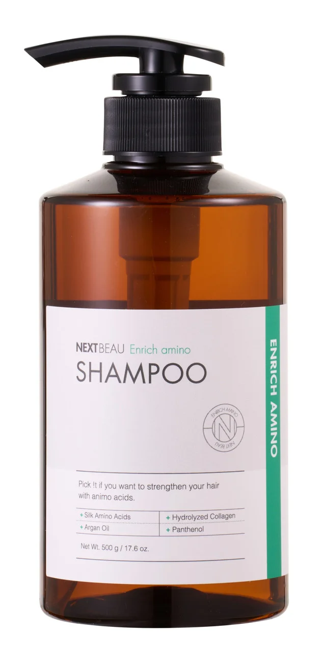 Nextbeau Shampoo Enrich Amino Hair Strengtheng Шампунь для укрепления волос с аминокислотами 500 мл
