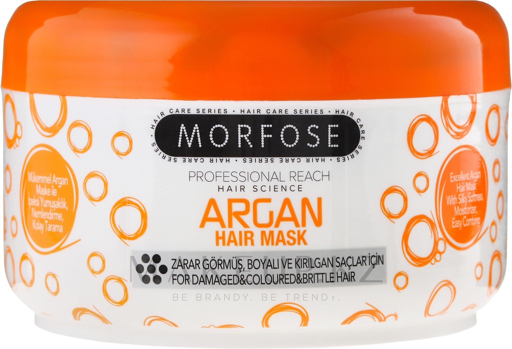 MORFOSE Маска для всех типов волос Argan Orange 500мл