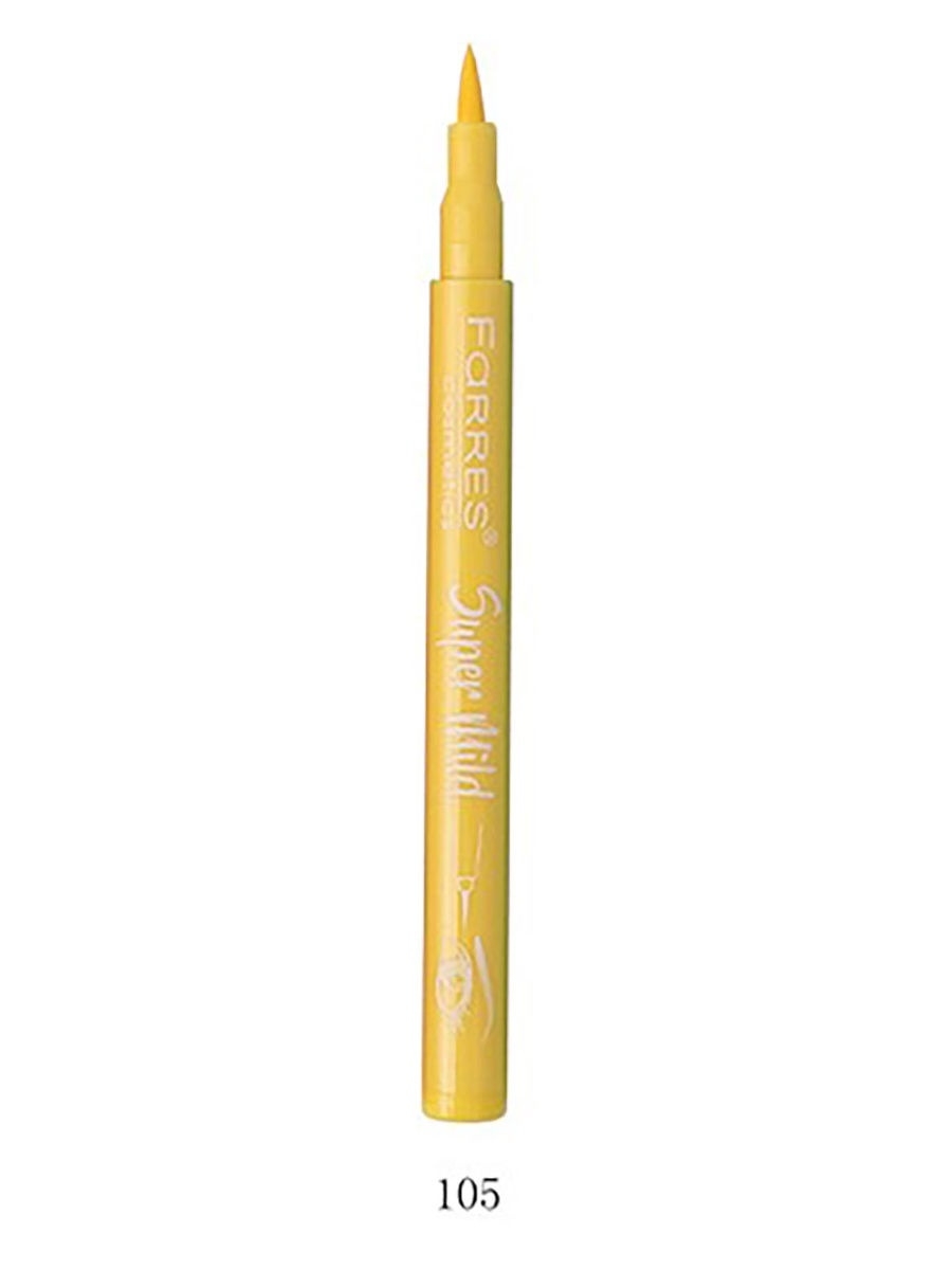 Farres MB012-105 Подводка маркер для глаз"Magic Super Mild" (желтый) (*6*72*2160)
