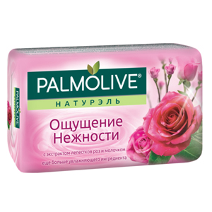 Palmolive Туалетное мыло Натурель Молоко и роза 12х6 150гр