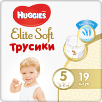 Huggies Подгузники Pants Elite Soft XL (5) 19шт