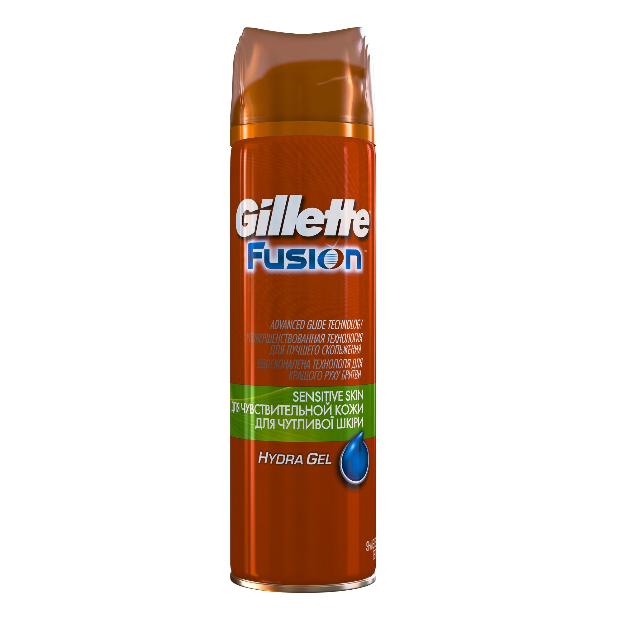 Gillette Fusion Гель для бритья для чувствительной кожи 200мл