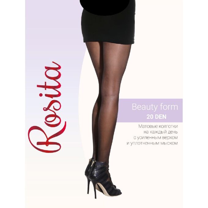 Колготки женские Beauty Form 20 черный 3 Rosita