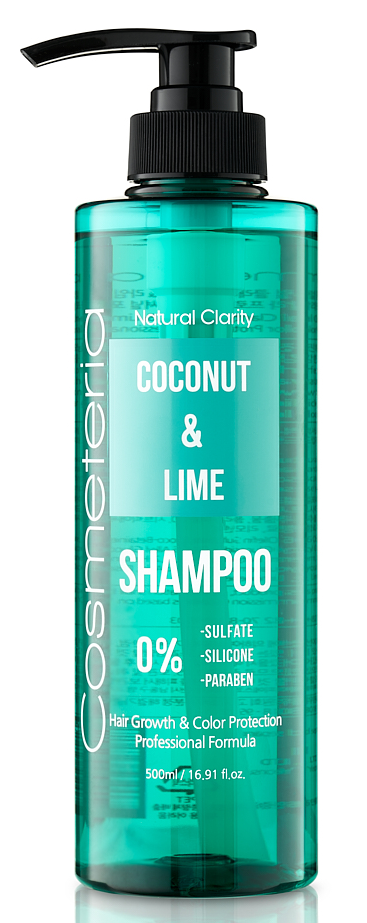 COSMETERIA Hair Shampoo Coconut & Lime Шампунь для волос Кокос и Лайм 500 мл