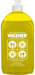 WASHER-D Гель для мытья посуды с ароматом лимона 500мл