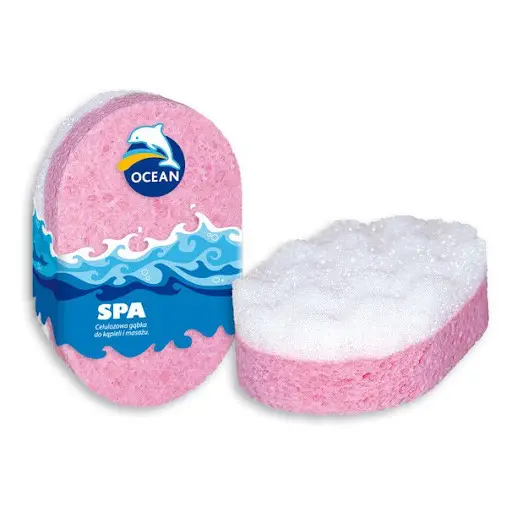 Ocean Губка Целлюлозная массажная для тела SPA