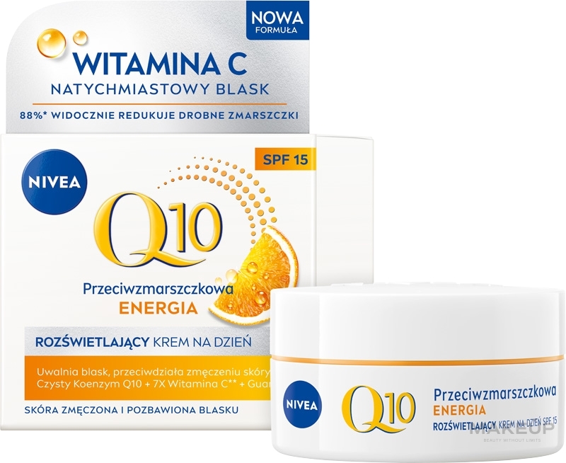 NIVEA Дневной крем для лица Energy Q10 Healthy glow  SPF15 с витамином С и Е