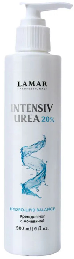 ***Lamar Professional, Крем для ног с мочевиной Intensiv urea 20% , 200 мл/36/