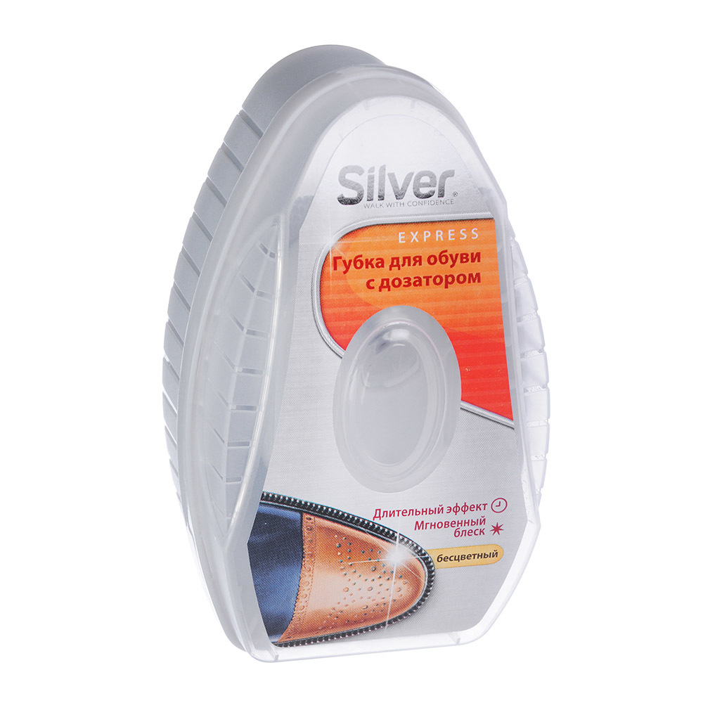 Silver Губка для обуви Беcцветный с дозатором 6 мл