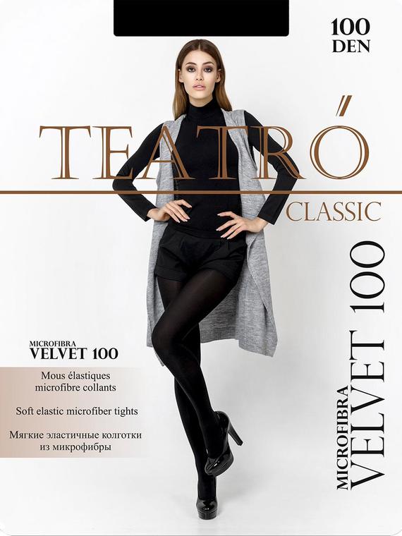 Teatro Velvet 100, колготки (nero, 4)