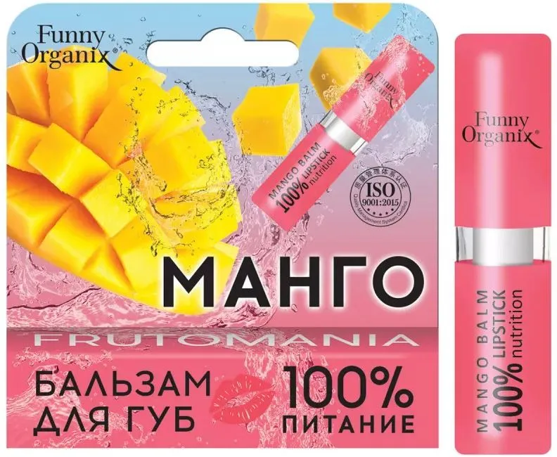 Funny Organix Бальзам для губ 100 % NUTRITION, 3,5 г