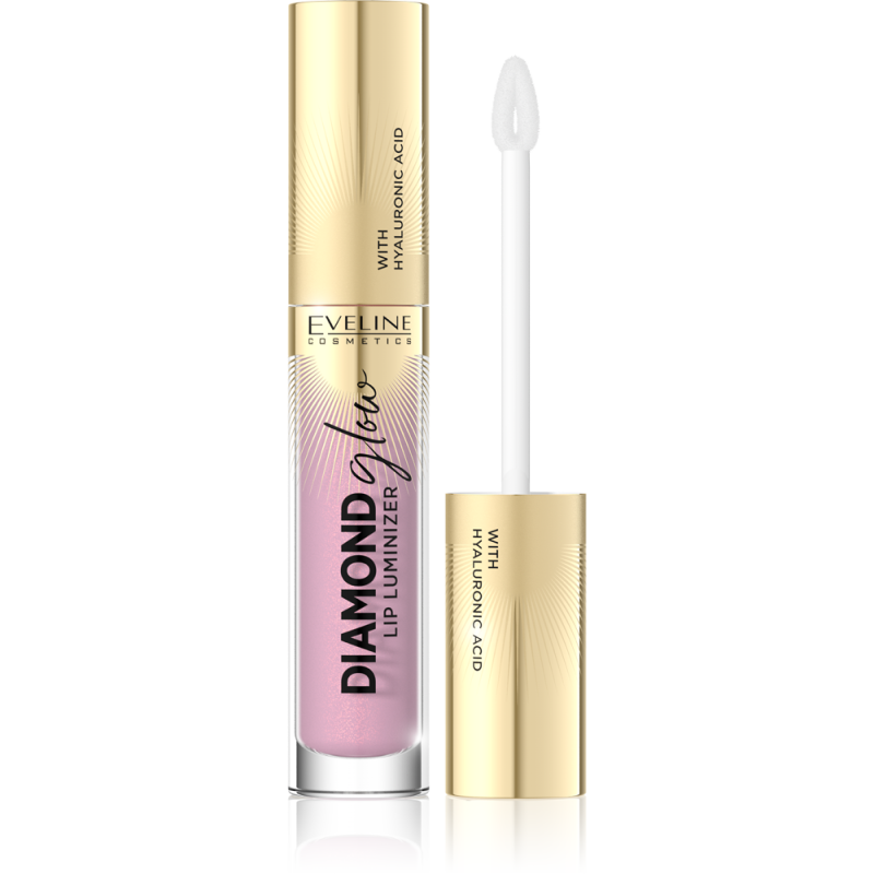 Eveline Блеск для губ с гиалуроновой кислотой  №02 серии DIAMOND GLOW LIP LUMINIZER 4,5мл