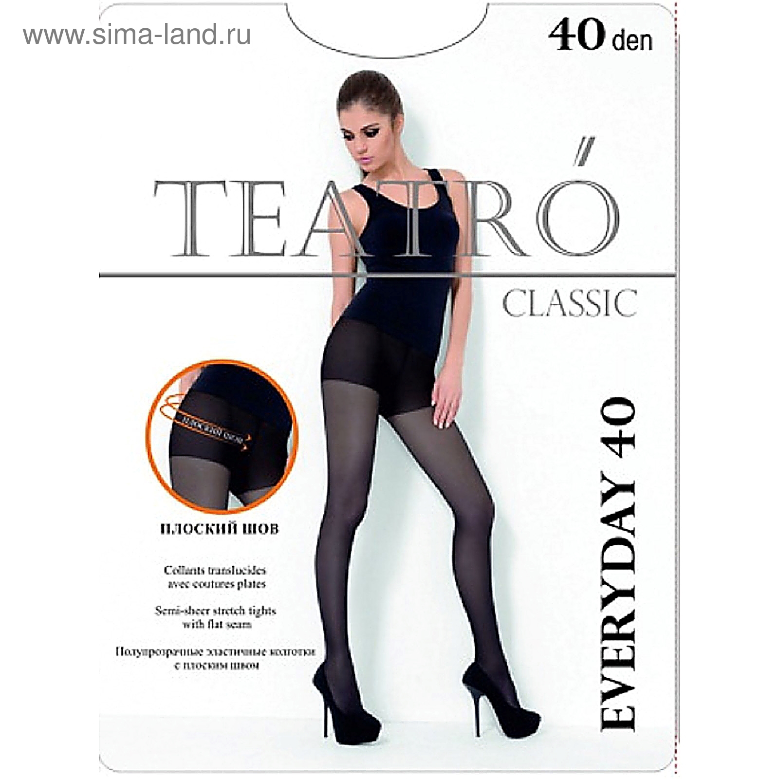 Teatro Everyday 40, колготки, daino, 5