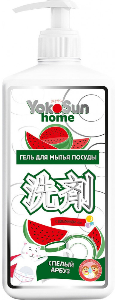 YokoSun Гель для мытья посуды , 1л, Арбуз