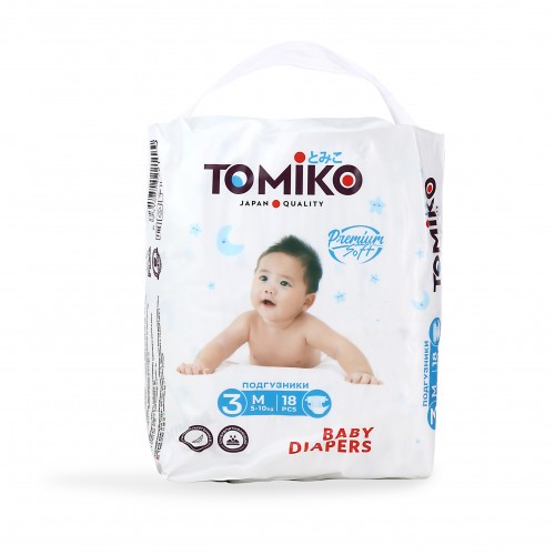 Tomiko Подгузники МИНИ M18 (5-10 кг)