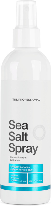 TNL Солевой спрей для волос Sea Salt Spray для естественной укладки с морской солью и коллагеном250м