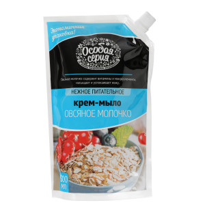 Особая серия Крем-мыло Овсяное молочко дой-пак 0,5л