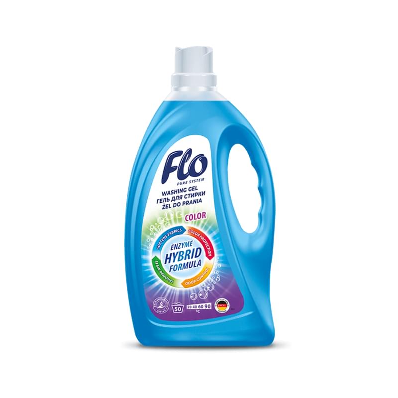 FLO Hybrid Formula Color 2 л Гель для стирки цветлого белья