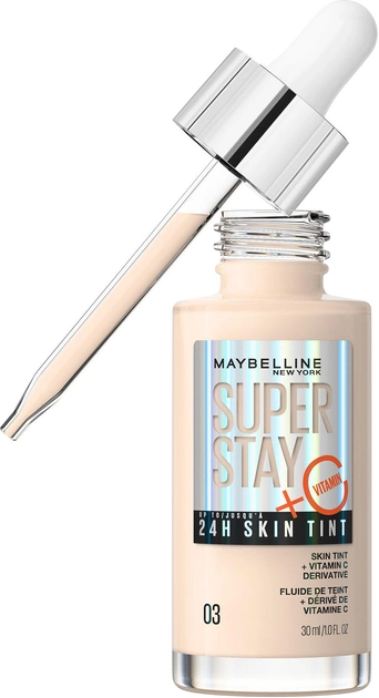 Maybelline Сыворотка тональная Super stay с витамином С 24H #03