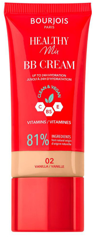 Bourjois Тональная основа для лица Healthy Mix BB Cream vanilla 30мл