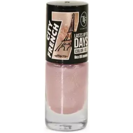 Triumf лак для ногтей "Color Gel CITY FRENCH" тон 362, 8мл "Light pink glitter/Св-роз с шиммером"