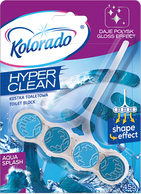 Kolorado туалетный блок Hyper Clean 45 г., Aqua Splash