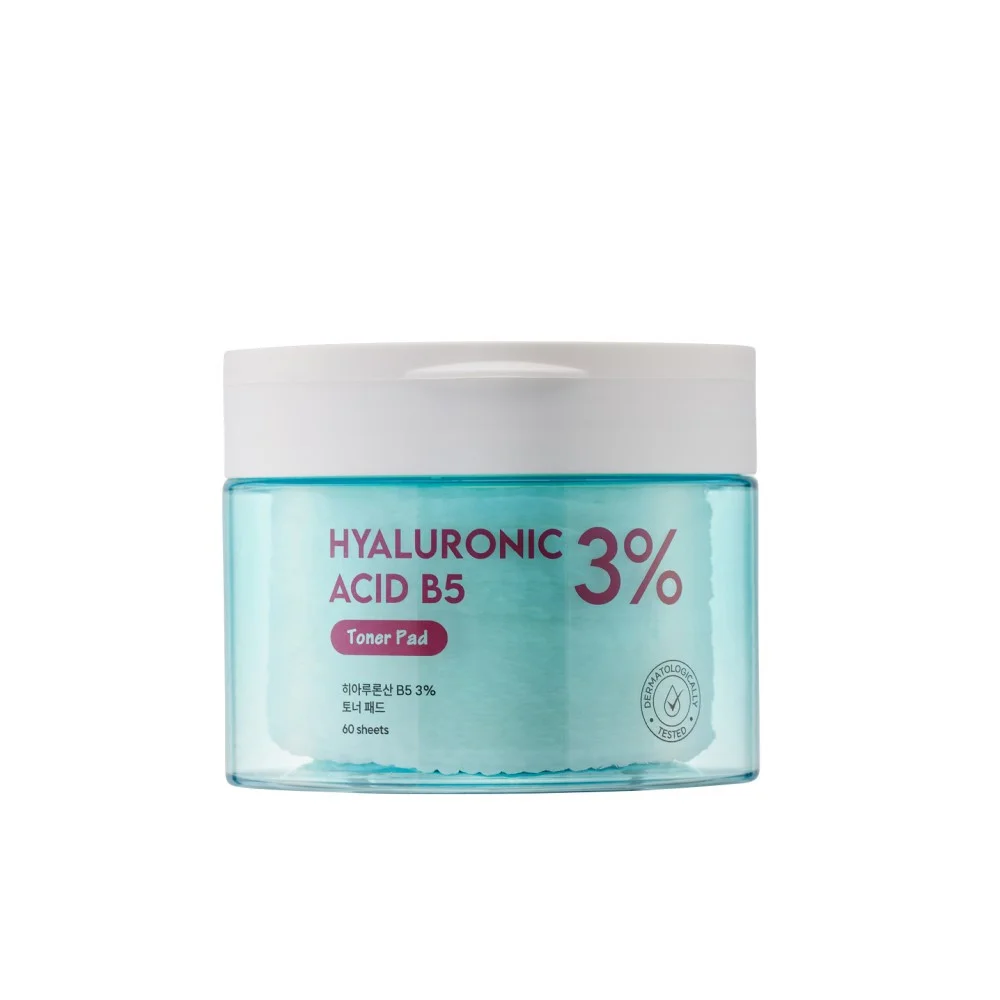 Shincos Lab Hyaluronic Acid B5 3%Toner Pad Тонер-ПЭДы Гиалурон и витамин Б5 60 шт