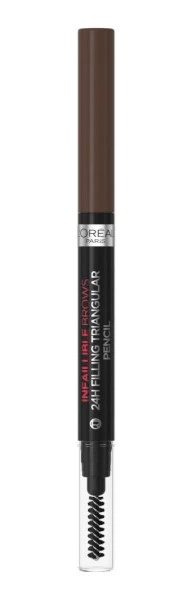 L'Oreal Карандаш для бровей Brows 24H # 3.0 dark brunette