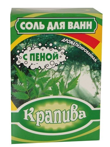БАХТАШ  Соль для ванн с пеной "КРАПИВА",400гр