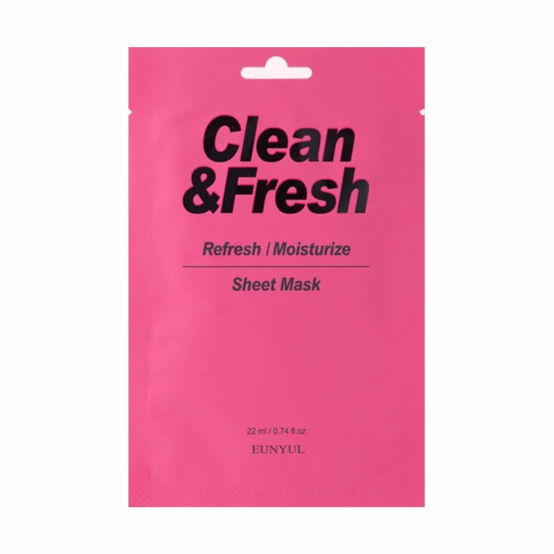 EUNYUL Clean & Fresh Mask Refresh/Moisturize Sheet Маска для лица Освежение/Увлажнение