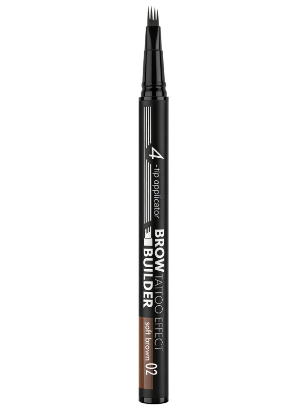 Luxvisage Маркер для бровей c эффектом микроблейдинга BROW BUILDER TATTOO EFFECT 02 soft brown