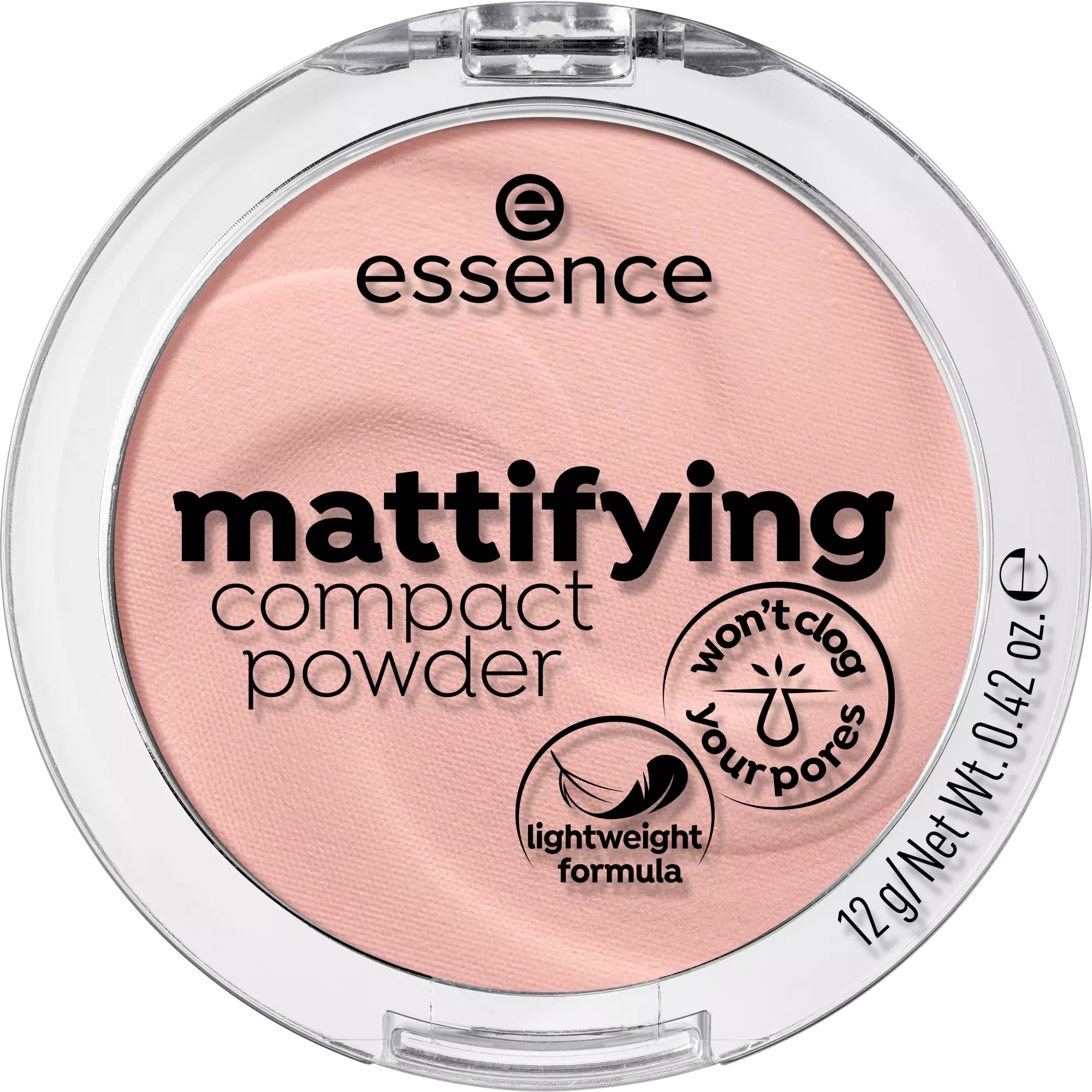 Essence Пудра компактная матирующая #10 light beige