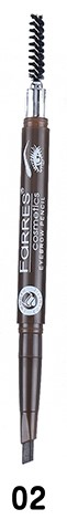 Farres 8806-02 Механический карандаш для бровей с щеточкой (каштановый) (*6*48*720)