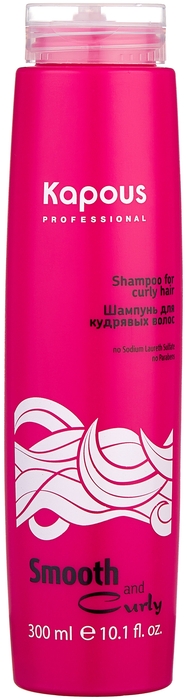 Kapous Fragrance "Smooth and Curly" Шампунь 300мл для кудрявых волос серии 