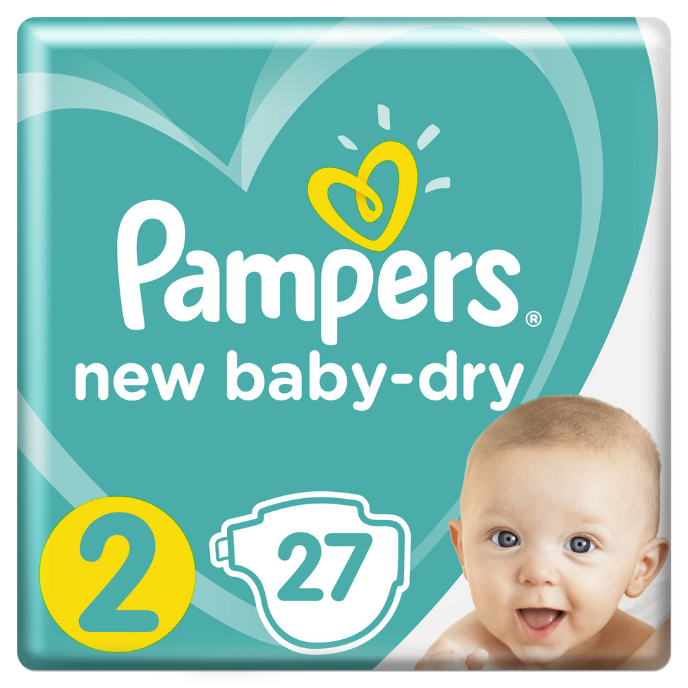 Pampers Подгузники Baby Dry Mini №2 27шт