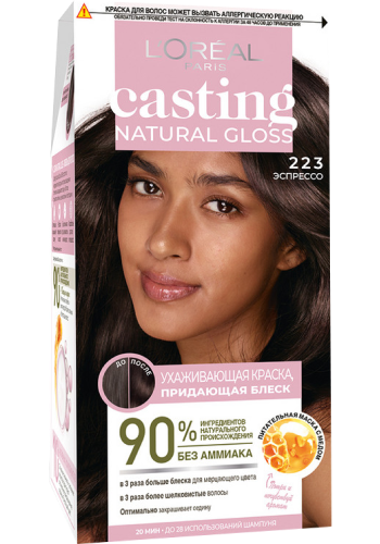 L'Oreal Краска д/волос Casting Natural Gloss #223 Эспрессо