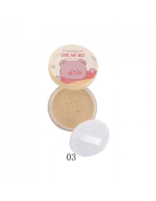Farres 3028-03 Крем-пудра рассыпчатая "Love Me Not" (натуральный) (*6*360) (*12)