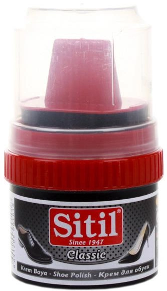 Sitil Shoe Polish крем-блеск для обуви, черный 60 ml