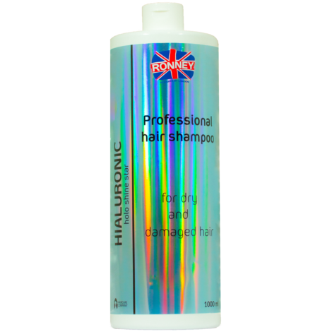 Ronney Holo Shine Star Hialuronic Shampoo Увлажняющий шампунь для сухих и повреж волос1000мл (999214