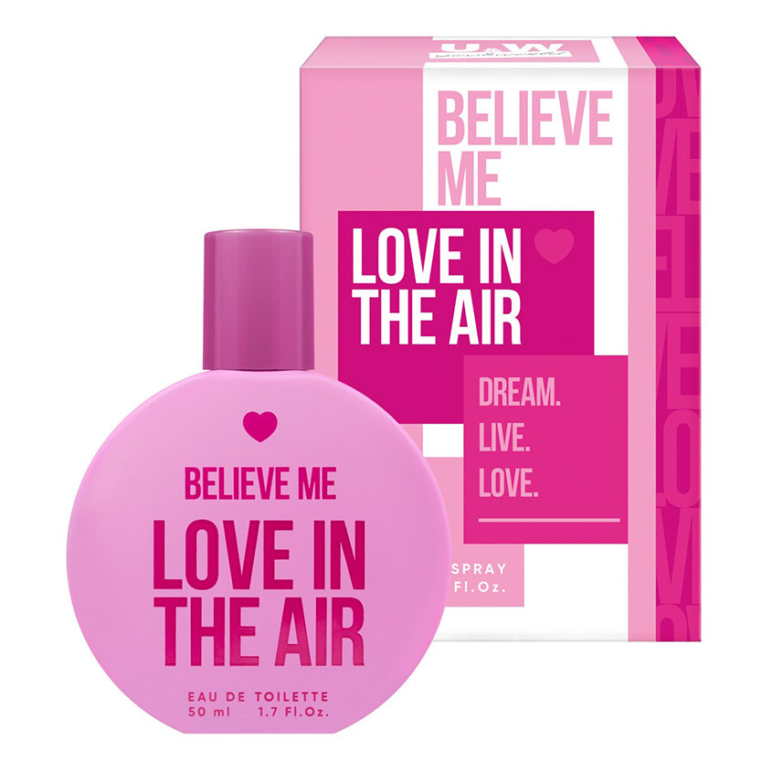 Believe me Love in the air ТВ 50 мл Белив ми Лав ин зе эйр