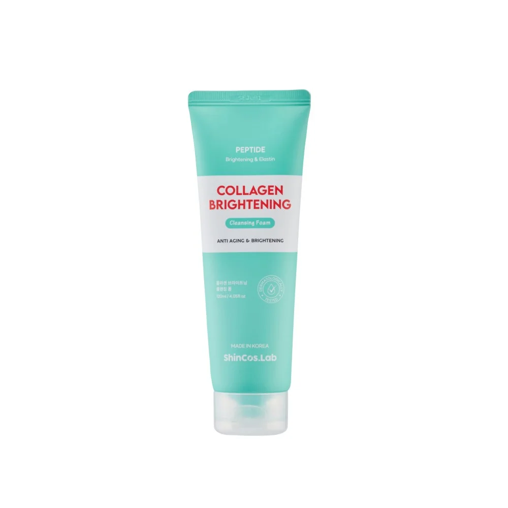 Shincos Lab Пенка для умывания пептидная Collagen Brightening Peptide Cleansing Foam Коллаген 120 мл